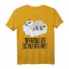 Offizielles Waschbär Schlafshirt Pyjama - Lustiges Geschenk für Langschläfer, Morgenmuffel & Waschbärenfans, ideal als Schlafanzug, Nachthemd & Geburtstagsgeschenk