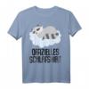Offizielles Waschbär Schlafshirt Pyjama - Lustiges Geschenk für Langschläfer, Morgenmuffel & Waschbärenfans, ideal als Schlafanzug, Nachthemd & Geburtstagsgeschenk