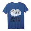 Offizielles Waschbär Schlafshirt Pyjama - Lustiges Geschenk für Langschläfer, Morgenmuffel & Waschbärenfans, ideal als Schlafanzug, Nachthemd & Geburtstagsgeschenk