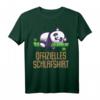 Offizielles Schlafshirt Pyjama Nachthemd Panda Bär – Lustiges Geschenk für Langschläfer, Panda Fans und Entspannungsliebhaber für Damen und Herren
