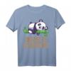 Offizielles Schlafshirt Pyjama Nachthemd Panda Bär – Lustiges Geschenk für Langschläfer, Panda Fans und Entspannungsliebhaber für Damen und Herren