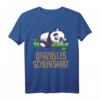 Offizielles Schlafshirt Pyjama Nachthemd Panda Bär – Lustiges Geschenk für Langschläfer, Panda Fans und Entspannungsliebhaber für Damen und Herren