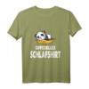 Offizielles Schlafshirt mit Pandabär – Lustiges Pyjama für Damen und Herren, perfekt als Geschenk für Langschläfer, Morgenmuffel und Nachteulen