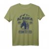 Vintage Alaska The Last Frontier - Bear Alaska T-Shirt, Retro Souvenir für Alaska-Liebhaber und Familienurlaub