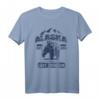 Vintage Alaska The Last Frontier - Bear Alaska T-Shirt, Retro Souvenir für Alaska-Liebhaber und Familienurlaub