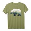 Bär mit Wald Umwelt Klimaschutz T-Shirt - Nachhaltiges Statement gegen Umweltverschmutzung & Klimawandel, perfekt als Geschenk für Natur- und Umweltfreunde