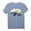 Bär mit Wald Umwelt Klimaschutz T-Shirt - Nachhaltiges Statement gegen Umweltverschmutzung & Klimawandel, perfekt als Geschenk für Natur- und Umweltfreunde