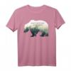 Bär mit Wald Umwelt Klimaschutz T-Shirt - Nachhaltiges Statement gegen Umweltverschmutzung & Klimawandel, perfekt als Geschenk für Natur- und Umweltfreunde