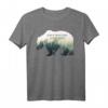 Bär mit Wald Umwelt Klimaschutz T-Shirt - Nachhaltiges Statement gegen Umweltverschmutzung & Klimawandel, perfekt als Geschenk für Natur- und Umweltfreunde