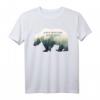 Bär mit Wald Umwelt Klimaschutz T-Shirt - Nachhaltiges Statement gegen Umweltverschmutzung & Klimawandel, perfekt als Geschenk für Natur- und Umweltfreunde