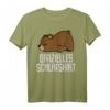 Offizielles Bären Schlafshirt Pyjama Nachthemd – Lustiges Geschenk für Langschläfer, Morgenmuffel und Bärenfans für Damen und Herren