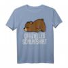 Offizielles Bären Schlafshirt Pyjama Nachthemd – Lustiges Geschenk für Langschläfer, Morgenmuffel und Bärenfans für Damen und Herren