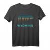 Wyoming Grizzly Bär Souvenir T-Shirt – Klassisch geschnitten, doppelt genähter Saum, perfekt für Natur- und Wildtierliebhaber