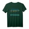 Wyoming Grizzly Bär Souvenir T-Shirt – Klassisch geschnitten, doppelt genähter Saum, perfekt für Natur- und Wildtierliebhaber