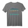 Wyoming Grizzly Bär Souvenir T-Shirt – Klassisch geschnitten, doppelt genähter Saum, perfekt für Natur- und Wildtierliebhaber