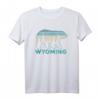 Wyoming Grizzly Bär Souvenir T-Shirt – Klassisch geschnitten, doppelt genähter Saum, perfekt für Natur- und Wildtierliebhaber