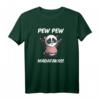 Pew Pew Madafakas - Lustiges Panda Bär T-Shirt mit Spruch, Cartoon Style, Perfekt für Freizeit, Urlaub & als Geschenk für Panda Fans