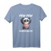 Pew Pew Madafakas - Lustiges Panda Bär T-Shirt mit Spruch, Cartoon Style, Perfekt für Freizeit, Urlaub & als Geschenk für Panda Fans