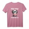 Pew Pew Madafakas - Lustiges Panda Bär T-Shirt mit Spruch, Cartoon Style, Perfekt für Freizeit, Urlaub & als Geschenk für Panda Fans