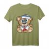 Matrosen Teddy Bär T-Shirt | Seemann Seefahrer Kinder T-Shirt – Süßes maritimes Geschenk für Kinder und Erwachsene