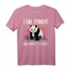 Lustiges Panda T-Shirt mit Spruch – Niedliches Tierliebhaber-Shirt für Frauen, Männer & Kinder, perfekt als Geschenk oder Kostüm