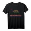 Kalifornien Staat Flagge Bär LGBTQ Gay Pride Regenbogen Parade T-Shirt – Stolz, Liebe & Unterstützung für LGBTQ & Kalifornien