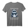 Nicht zu dick ironisches Panda Bär T-Shirt – Lustiges Statement-Shirt für Tierliebhaber, klassisch geschnitten