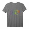 Herren Bisexual Gay Lesben Schwule Abstrakt Flagge Regenbogen Bär T-Shirt – Perfekt für Pride, Christopher Street Day & LGBTQ+ Unterstützung
