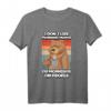 I Don't Like Morning People Kaffee Lustiges T-Shirt – Perfektes Geschenk für Kaffee- und Schlafmützen, Montagmuffel und Morgenmuffel