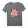 Bär Tiger Mann Vatertag Bart T-Shirt – Originelles Geschenk für bärtige Väter, Opas und Bierliebhaber