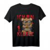 Kinder Einschulung 2023 T-Shirt 'Ich Bin 1. Klasse' mit Bär Sonnenbrille – Lustiges Schulstart Outfit für Jungen und Mädchen