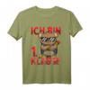 Kinder Einschulung 2023 T-Shirt 'Ich Bin 1. Klasse' mit Bär Sonnenbrille – Lustiges Schulstart Outfit für Jungen und Mädchen