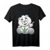 Teddybär Raucht einen Joint Marihuana T-Shirt - Lustiges Cannabis Outfit für Kiffer, Legalisierung & Geschenke zum Geburtstag oder Weihnachten