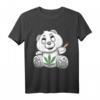 Teddybär Raucht einen Joint Marihuana T-Shirt - Lustiges Cannabis Outfit für Kiffer, Legalisierung & Geschenke zum Geburtstag oder Weihnachten