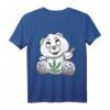 Teddybär Raucht einen Joint Marihuana T-Shirt - Lustiges Cannabis Outfit für Kiffer, Legalisierung & Geschenke zum Geburtstag oder Weihnachten