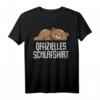 Lustiges Bären Schlafshirt, Pyjama Nachthemd für Damen und Herren – Ideales Geschenk für Langschläfer, Morgenmuffel & Bärenfans