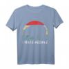 I Hate People Vintage Retro Bär T-Shirt - Humorvolles Statement Shirt mit Tiermotiv und klassischem Design