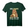 Ich saufe Bier als ob es mein Job wäre - Lustiges Bier T-Shirt für Bierliebhaber, Männer & Frauen, perfekt für Feiern, Grillen & Geburtstage