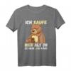 Ich saufe Bier als ob es mein Job wäre - Lustiges Bier T-Shirt für Bierliebhaber, Männer & Frauen, perfekt für Feiern, Grillen & Geburtstage