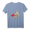 Teddybär und Herz T-Shirt - Lustiges und Süßes Bärenmotiv für Bärenfreunde, Bärenmama & Bärenpapa