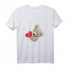 Teddybär und Herz T-Shirt - Lustiges und Süßes Bärenmotiv für Bärenfreunde, Bärenmama & Bärenpapa