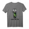 Wachbär Wach Bär Waschbär mit Energy Drink Durchmachen T-Shirt – Perfektes Geschenk für Nachteulen, Langschläfer & Koffein-Fans zu Geburtstag & Weihnachten