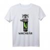 Wachbär Wach Bär Waschbär mit Energy Drink Durchmachen T-Shirt – Perfektes Geschenk für Nachteulen, Langschläfer & Koffein-Fans zu Geburtstag & Weihnachten