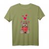 Teddybär und Herz T-Shirt für Bärenliebhaber – Lustiges, buntes Bärenmotiv für Bärenmama & Bärenpapa