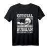 Lustiges russisches Trinkteam T-Shirt mit Wodka, Bär & Gopnik Motiv – Perfekt für Russland-Fans und Sowjet-Emigranten