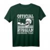 Lustiges russisches Trinkteam T-Shirt mit Wodka, Bär & Gopnik Motiv – Perfekt für Russland-Fans und Sowjet-Emigranten
