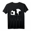 Offizielles Panda Schlafshirt Pyjama Nachthemd - Lustiges Geschenk für Langschläfer, Morgenmuffel und Panda Bären Fans
