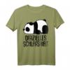 Offizielles Panda Schlafshirt Pyjama Nachthemd - Lustiges Geschenk für Langschläfer, Morgenmuffel und Panda Bären Fans