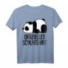Offizielles Panda Schlafshirt Pyjama Nachthemd - Lustiges Geschenk für Langschläfer, Morgenmuffel und Panda Bären Fans