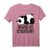 Offizielles Panda Schlafshirt Pyjama Nachthemd - Lustiges Geschenk für Langschläfer, Morgenmuffel und Panda Bären Fans